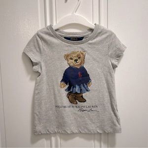 Girls Polo Bear Shirt by Ralph Lauren